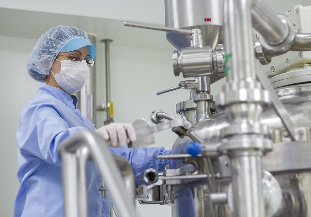 Modular chemical process system in production facility